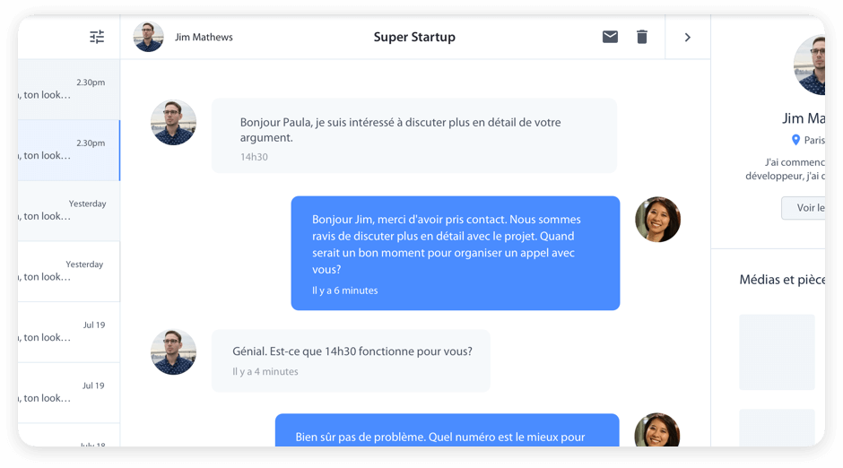 Entrez en contact avec des entrepreneurs